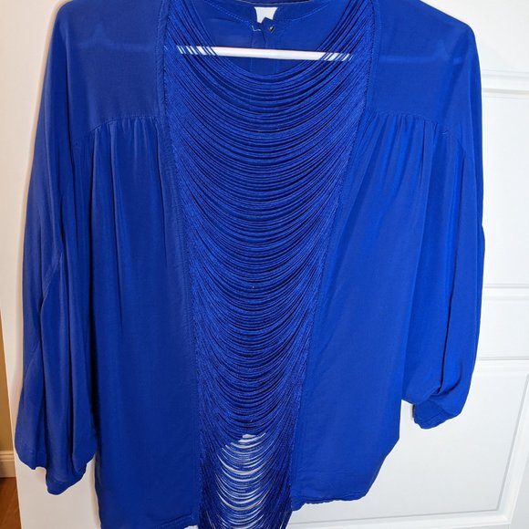 VINTAGE 'Naked Zebra' String back 3/4 Sleeve Shirt - Picture 10 of 13